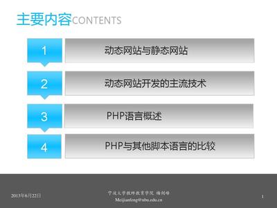 第1章 動態網站開發技術概述